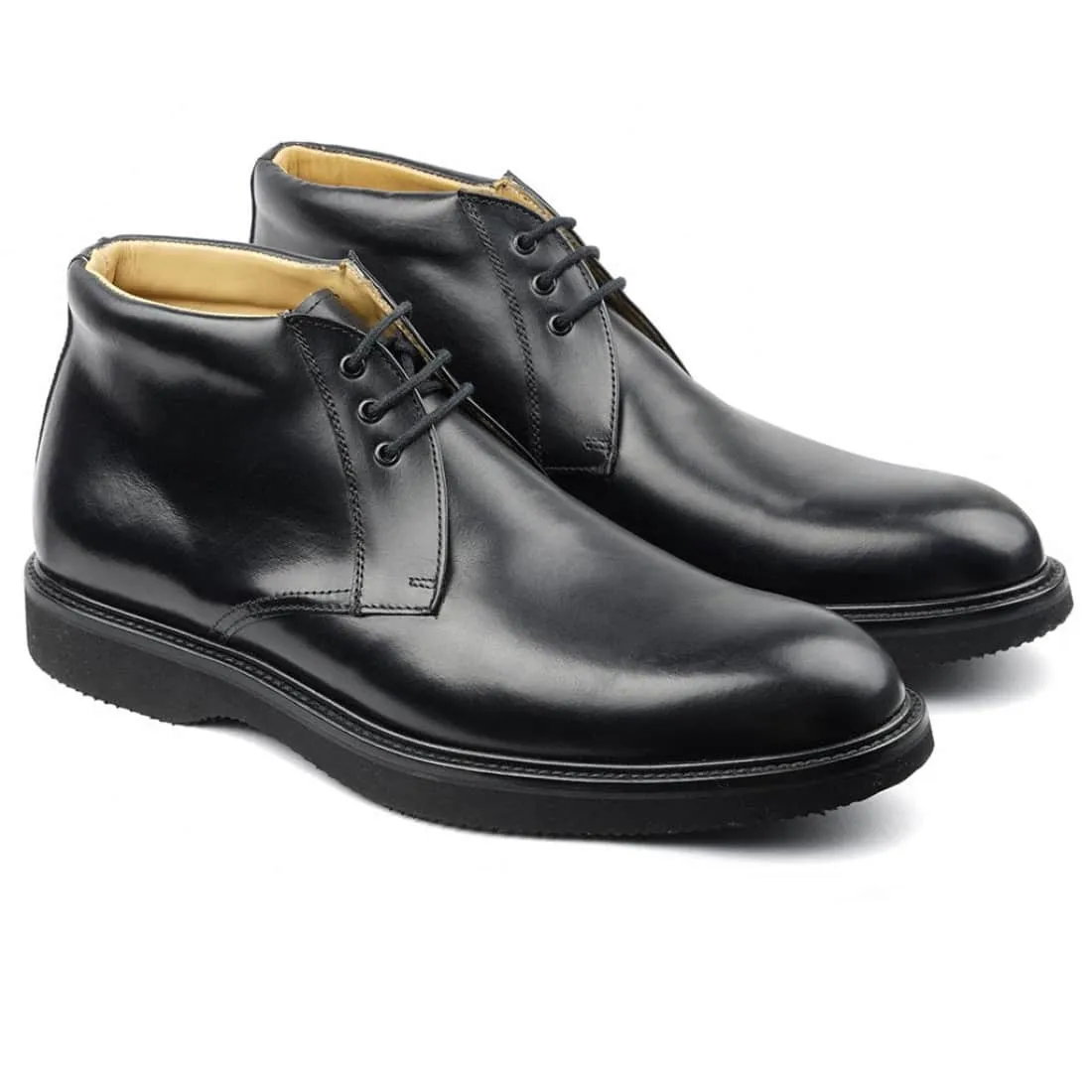 Chukka Boot's Cuir Noir