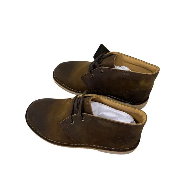 Clarks Desert Boot Beeswax Jaune Miel Chukka Leather Capsole Youth Size 3 Wide