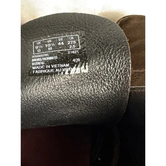 Clarks Originals Brown Desert Chukka Boot 10.5 Mens Leather Stead GUC Crepe Sole