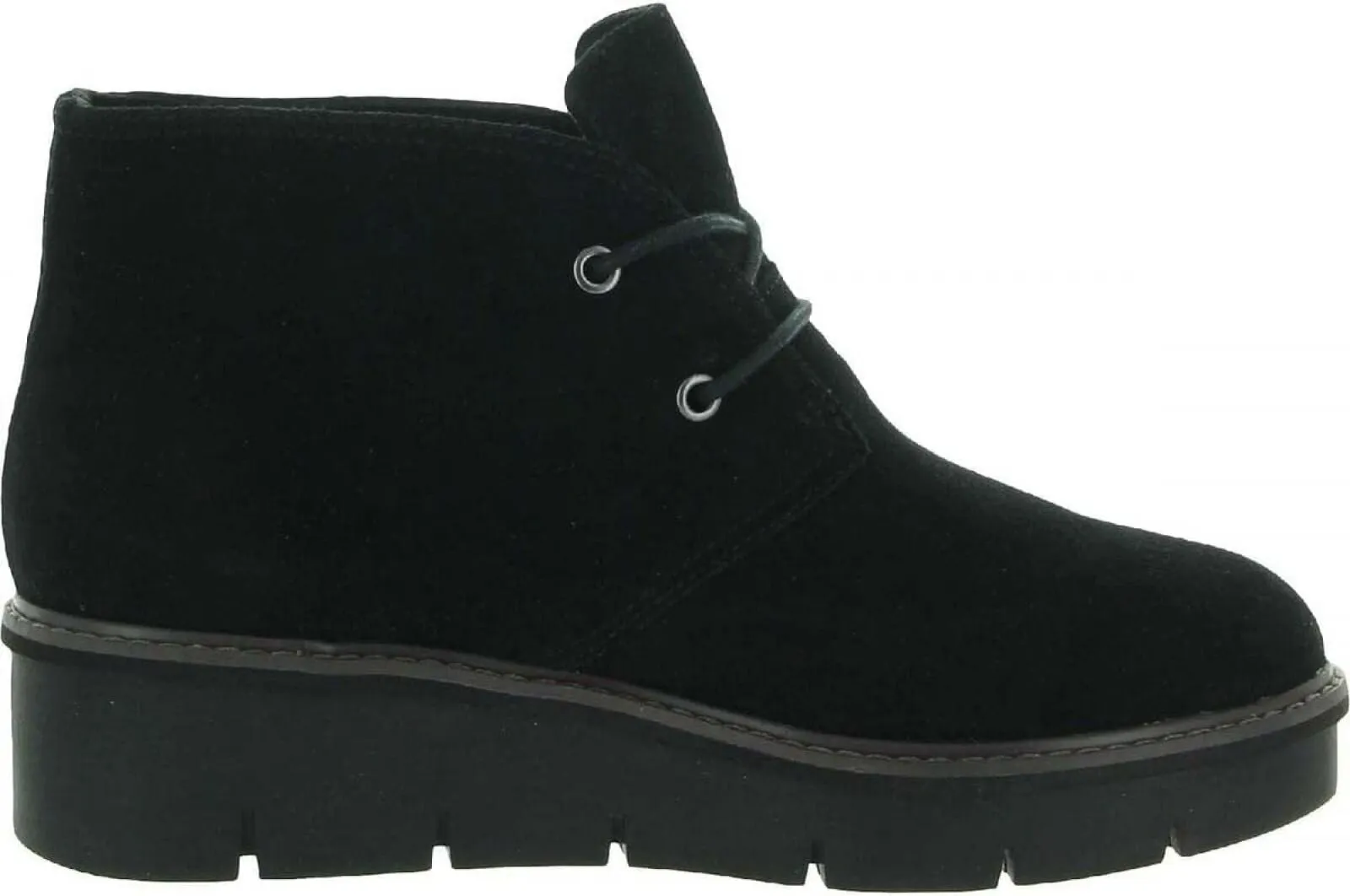 Clarks Women's Airabell Zip Ankle Boot 26163310 Black Suede 7M