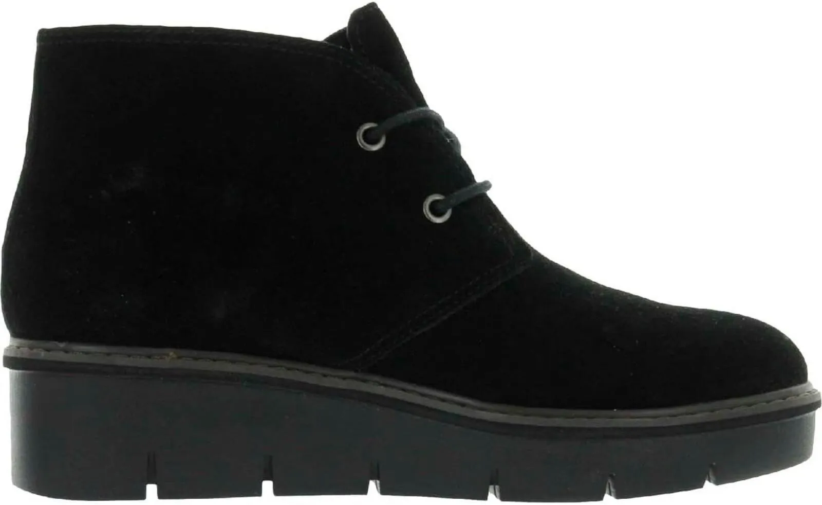Clarks Women's Airabell Zip Ankle Boot 26163310 Black Suede 7M