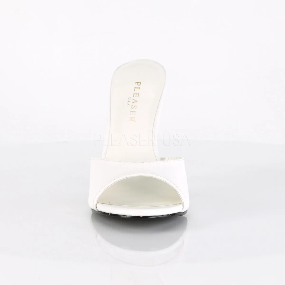 CLASSIQUE-01  White Kid Pu
