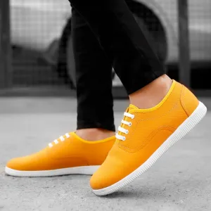 Classy Canvas Shoes In Mix Color For Men's-Unique and Classy