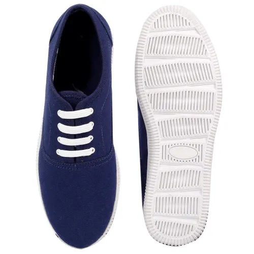 Classy Canvas Shoes In Mix Color For Men's-Unique and Classy