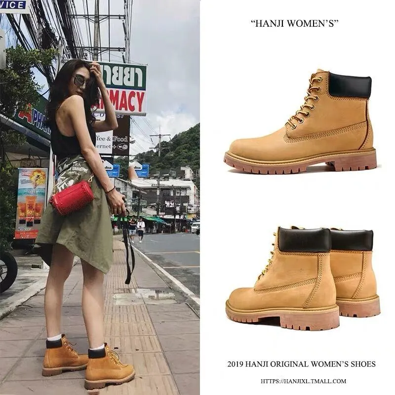 Couple style Martin boots fashion trend platform boots