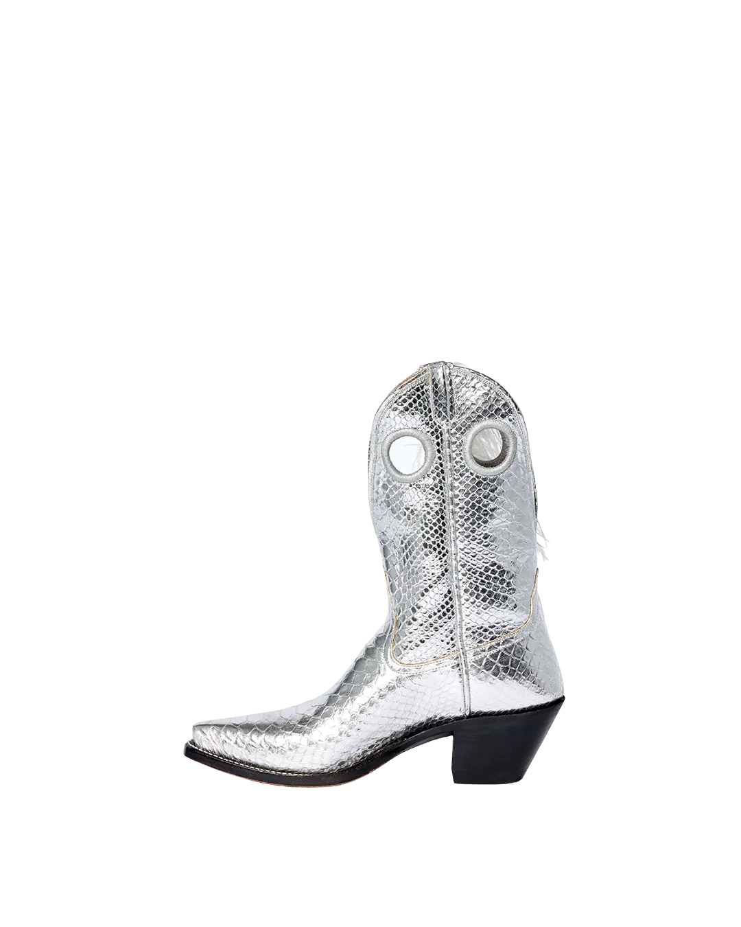 Crawford Metallic Silver Python