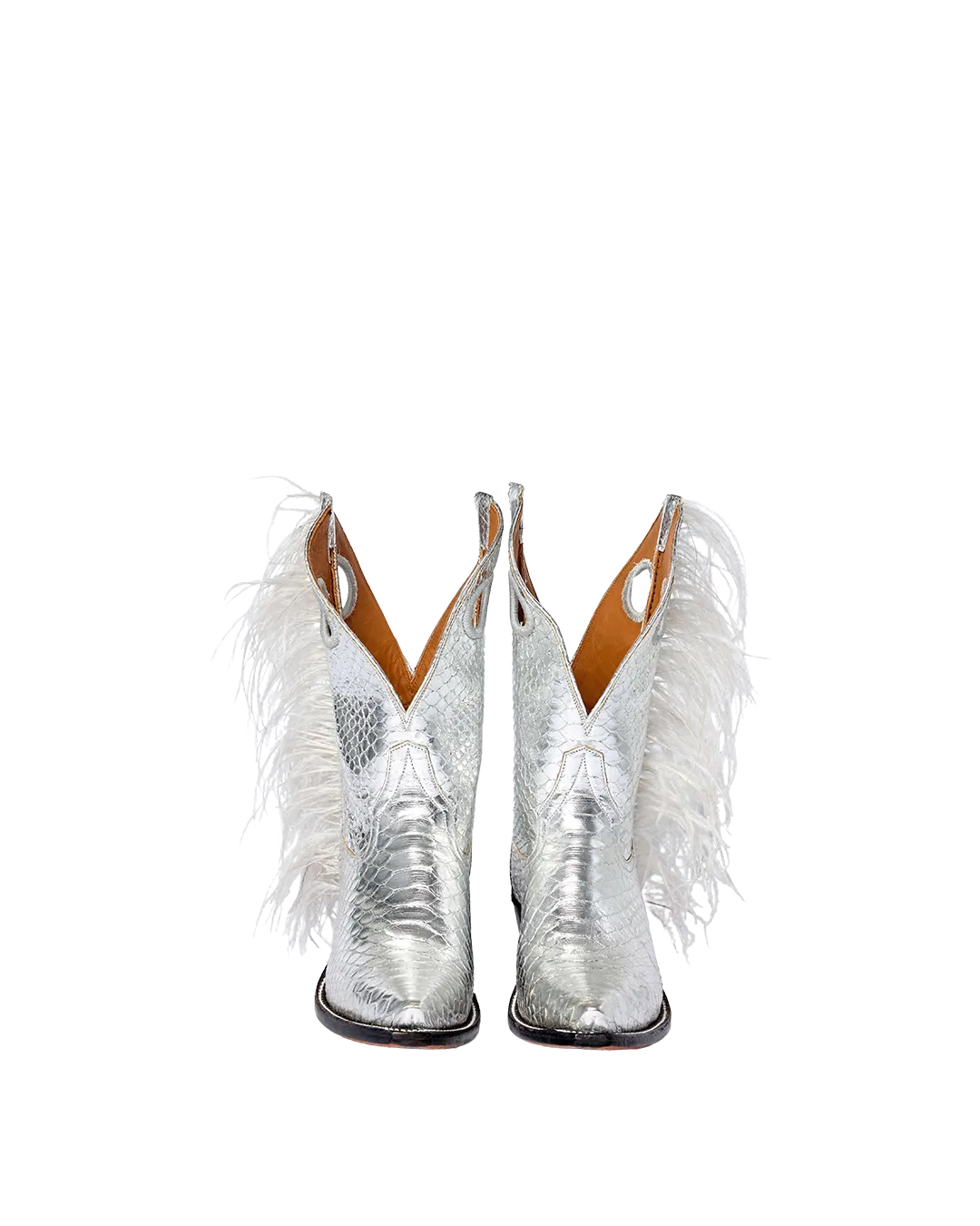 Crawford Metallic Silver Python