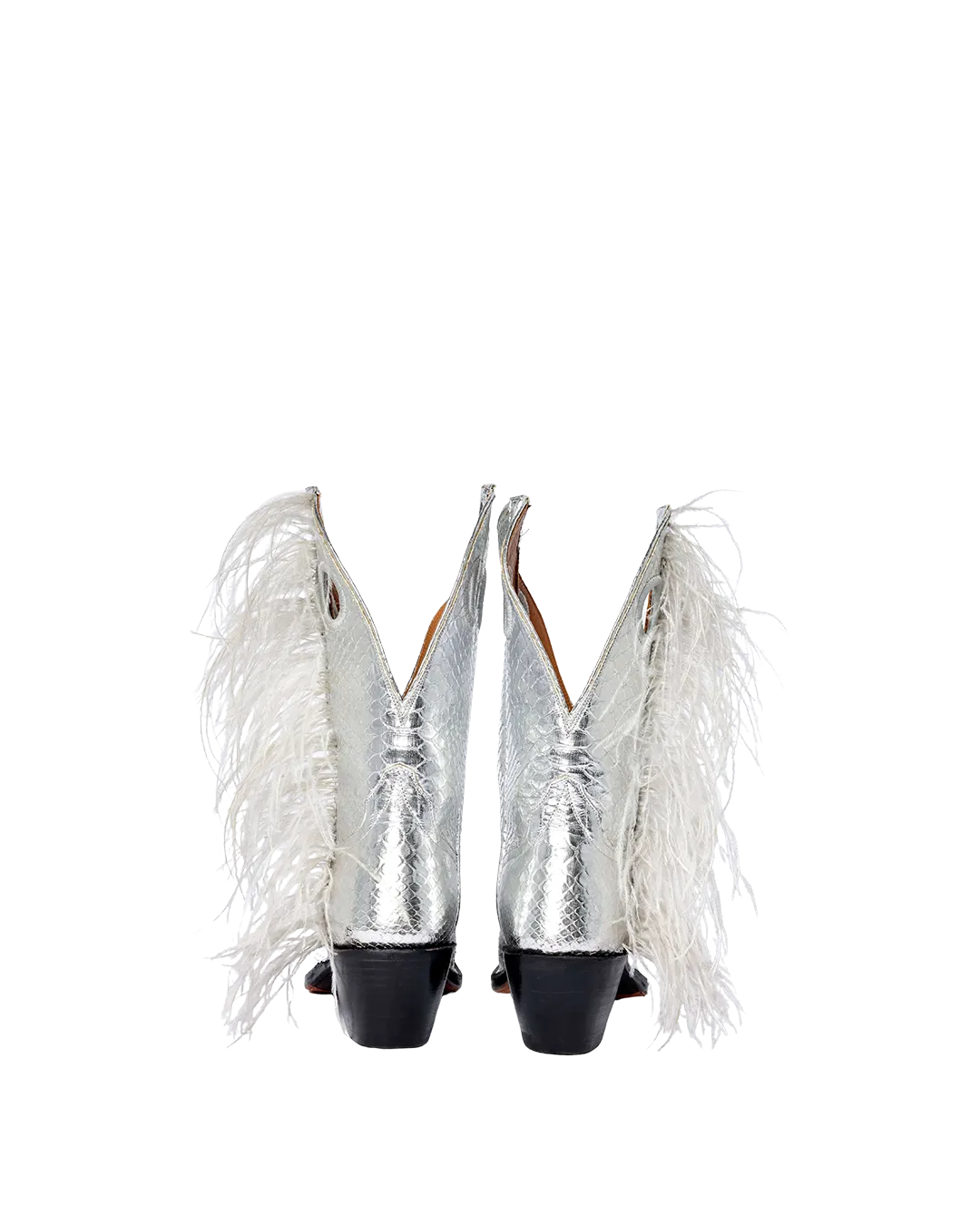Crawford Metallic Silver Python