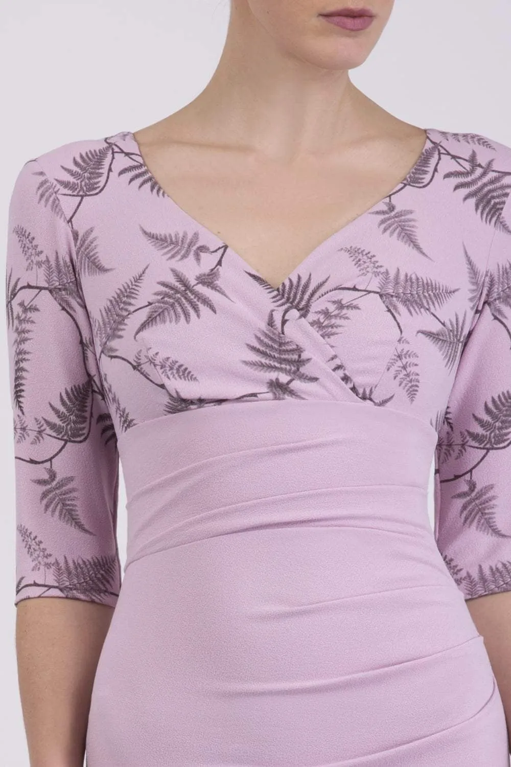 Cynthia Print Contrast Dress