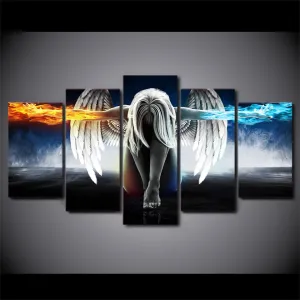 Darkness & Light 5 Piece Canvas