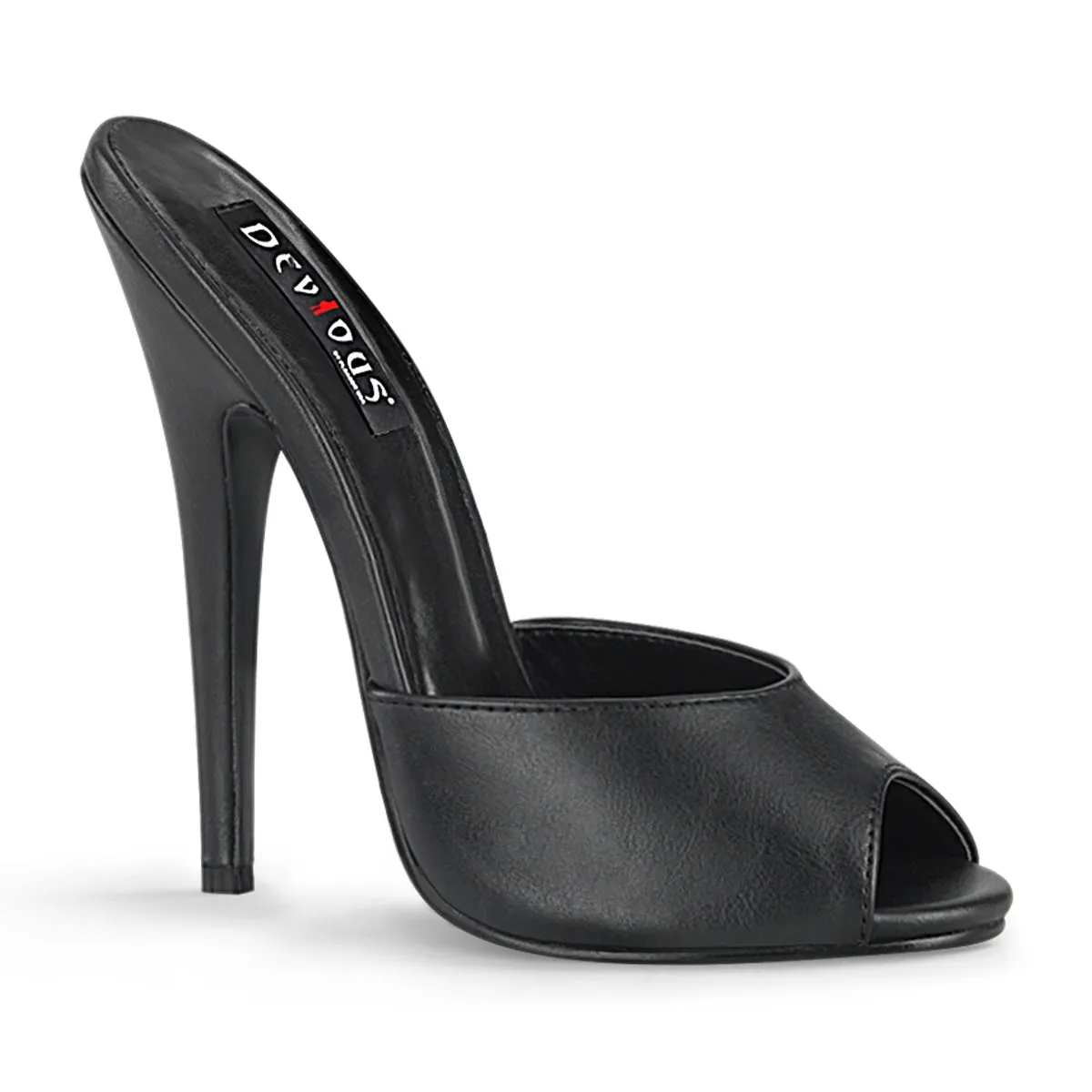 DOMINA-101  Black Faux Leather