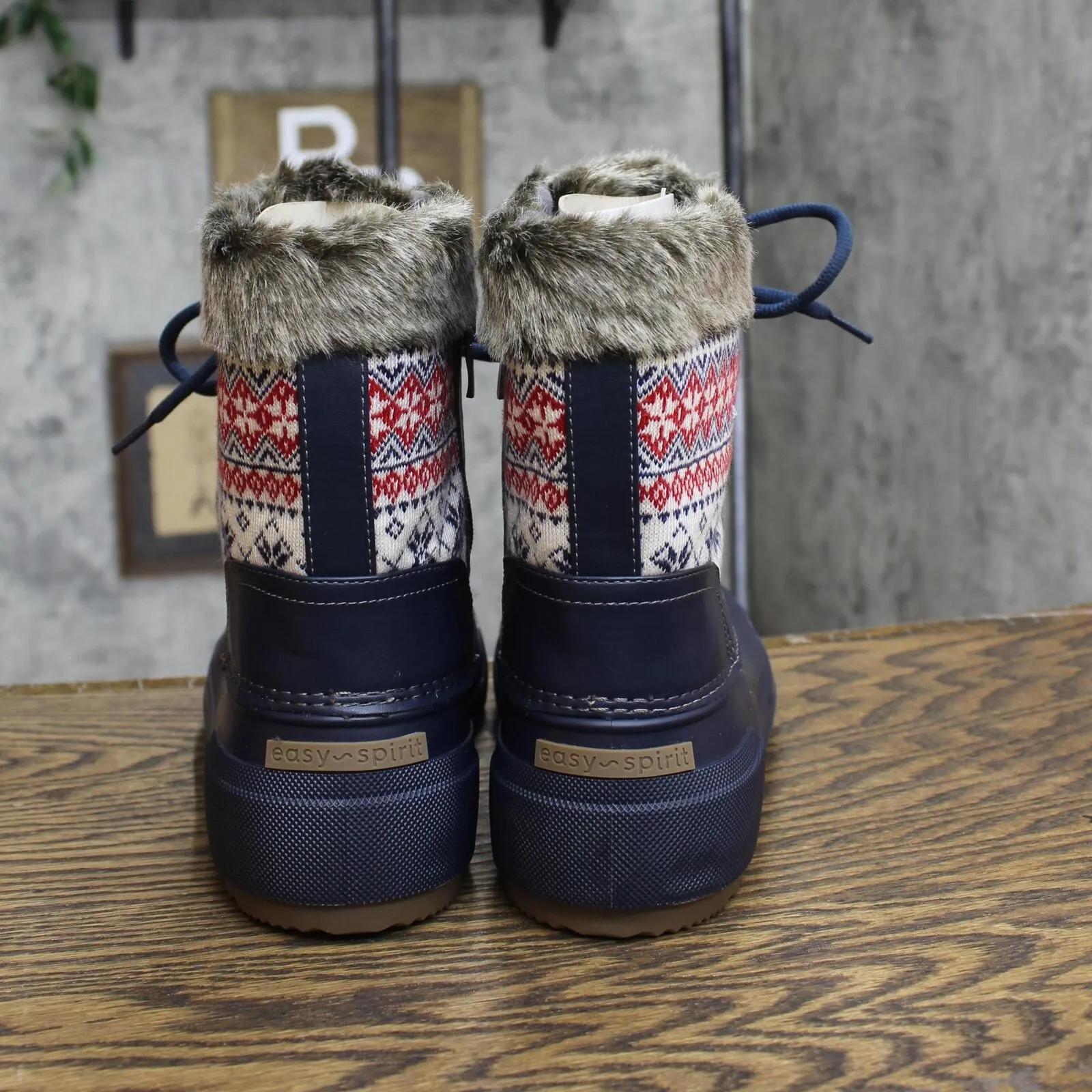 Easy Spirit Women's Icequeen Snow Boot SEICEQUEEN Navy Blue 11M