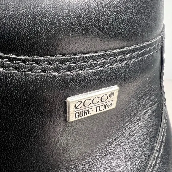 Ecco Men Boot Gore Tex Size 13 M EUR 47 Black Chukka Ankle