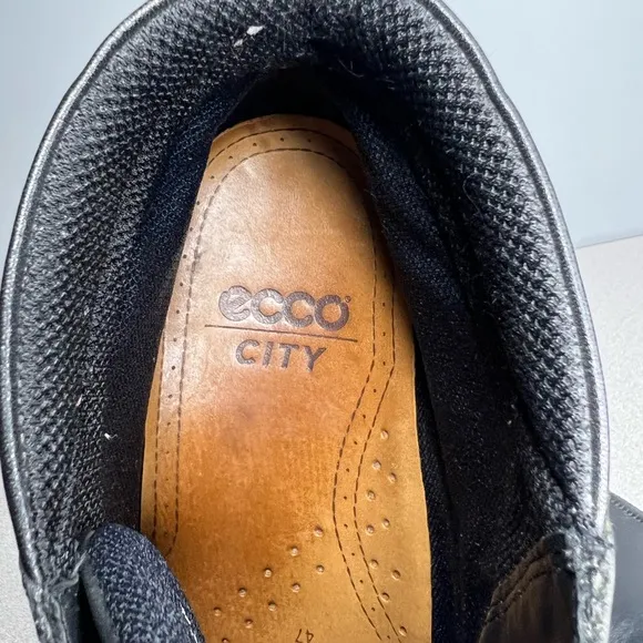 Ecco Men Boot Gore Tex Size 13 M EUR 47 Black Chukka Ankle
