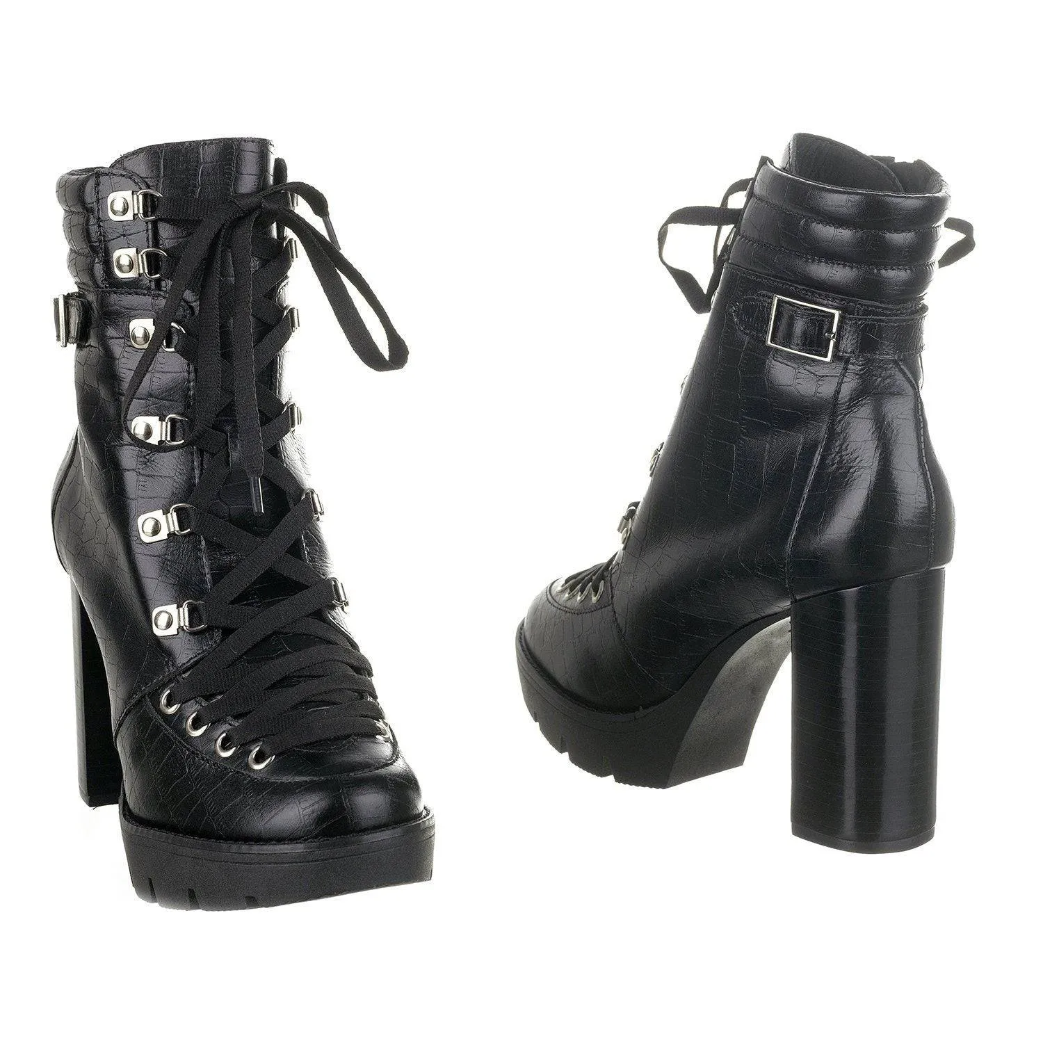 Elevation - Women’s Leather Black Ankle Boots