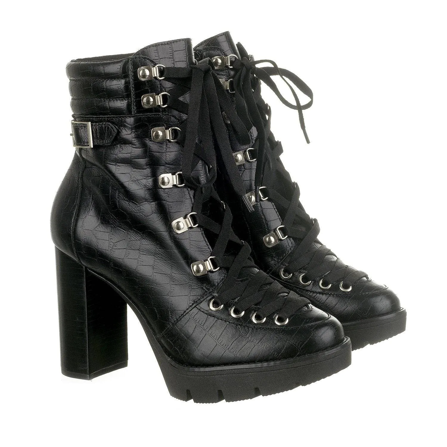 Elevation - Women’s Leather Black Ankle Boots