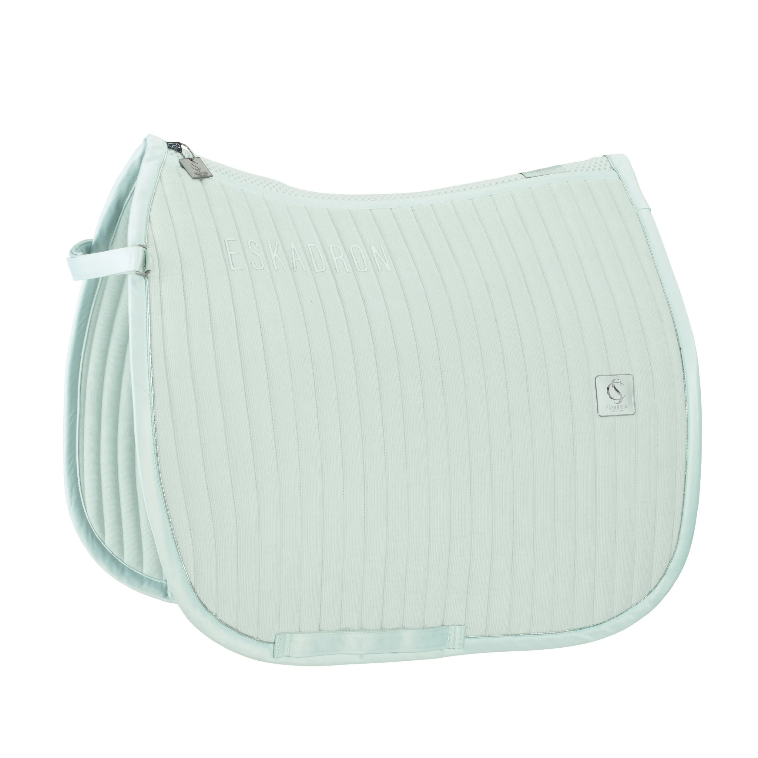 Eskadron Powder green cord emblem saddlepad
