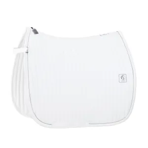 Eskadron White cord emblem saddlepad