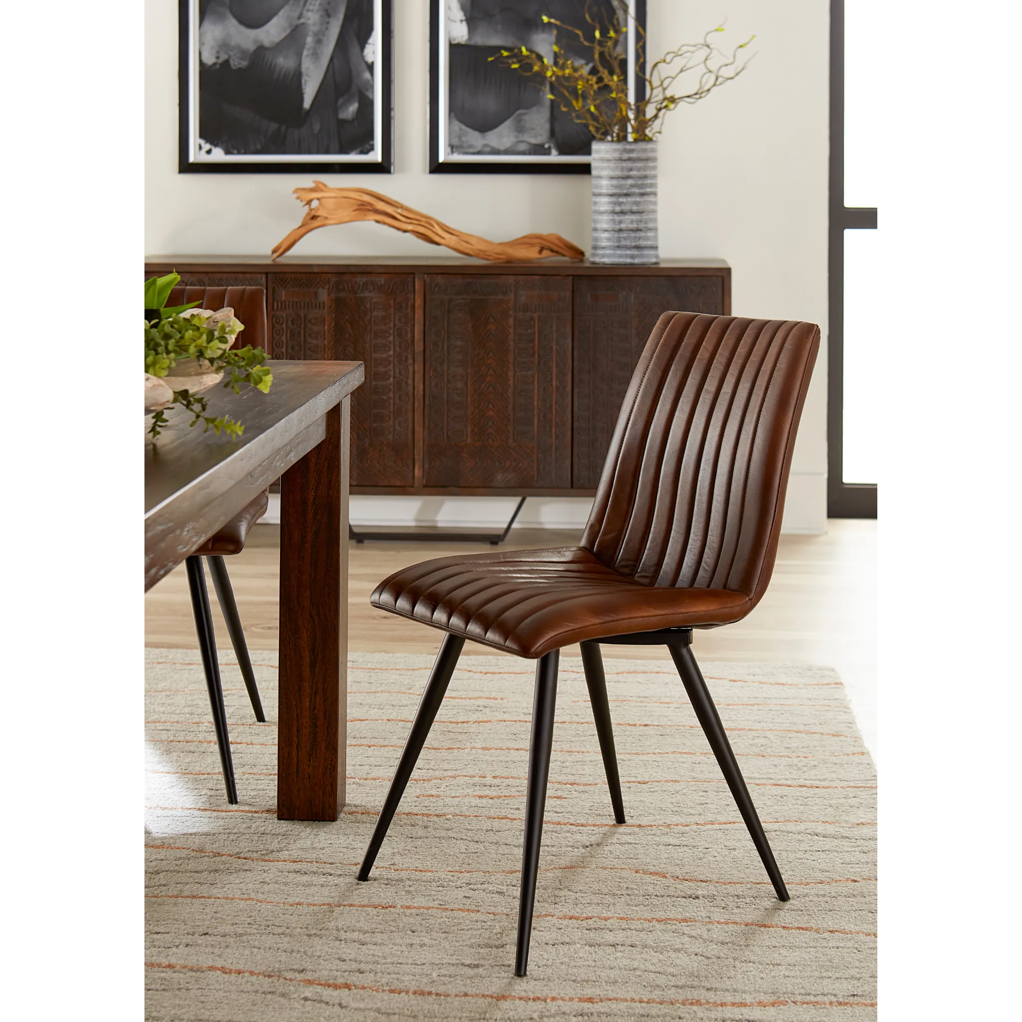 Essex 19" Chelsea Dining Chair Hand Washed Chestnut