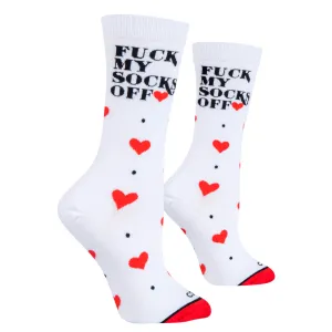 F My Socks Off Adult Woman's Socks by Odd Socks