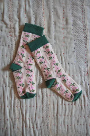 Farandole Flowers Socks by Bonjour