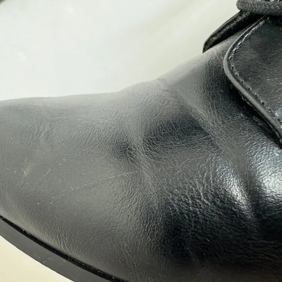 Felix Lace Up Vegan Booties Black Chelsea Crew Size EU 38