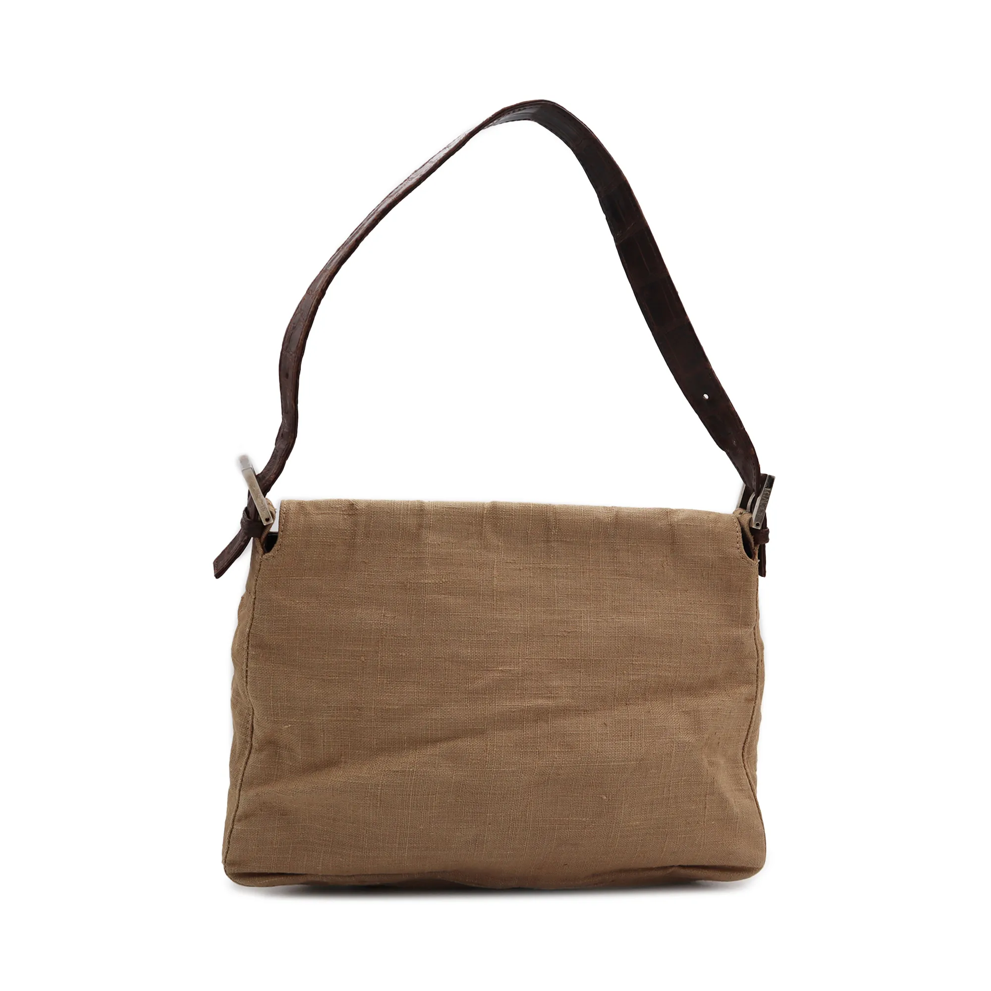 Fendi Canvas Mamma Bucket Shoulder Bag