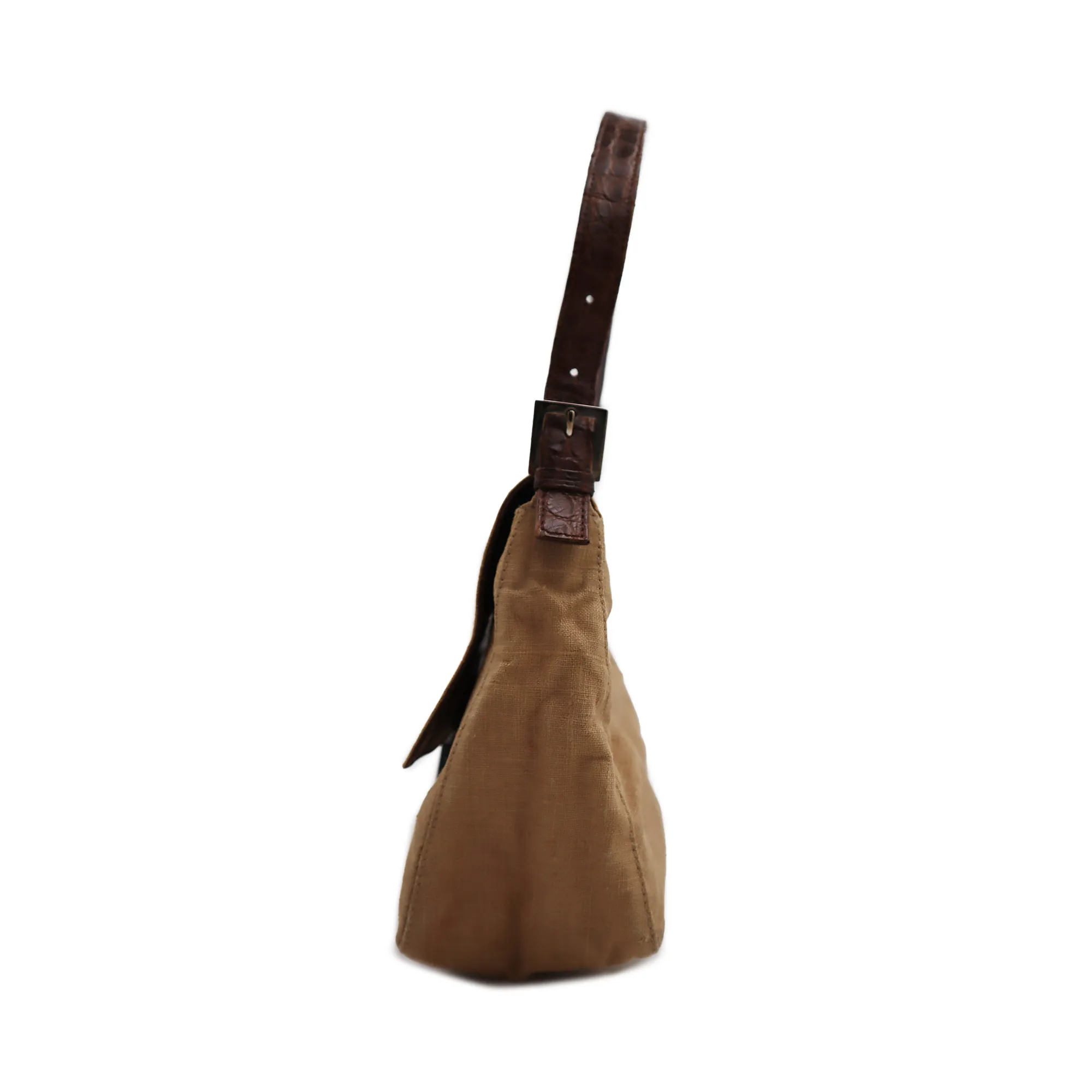 Fendi Canvas Mamma Bucket Shoulder Bag