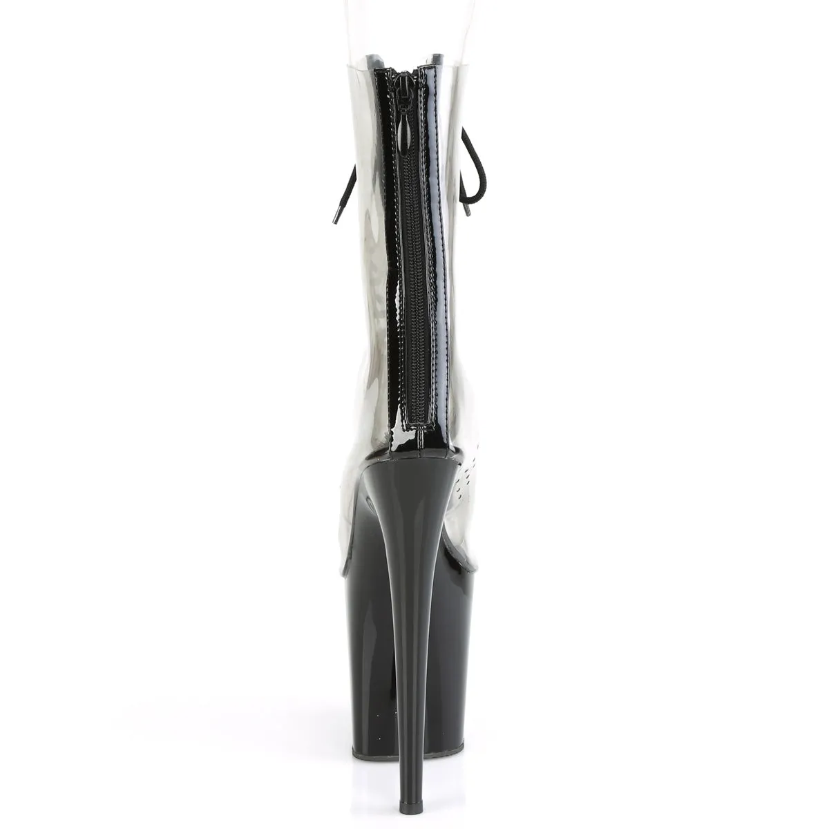 FLAMINGO-800-34  Clear-Black Patent/Black