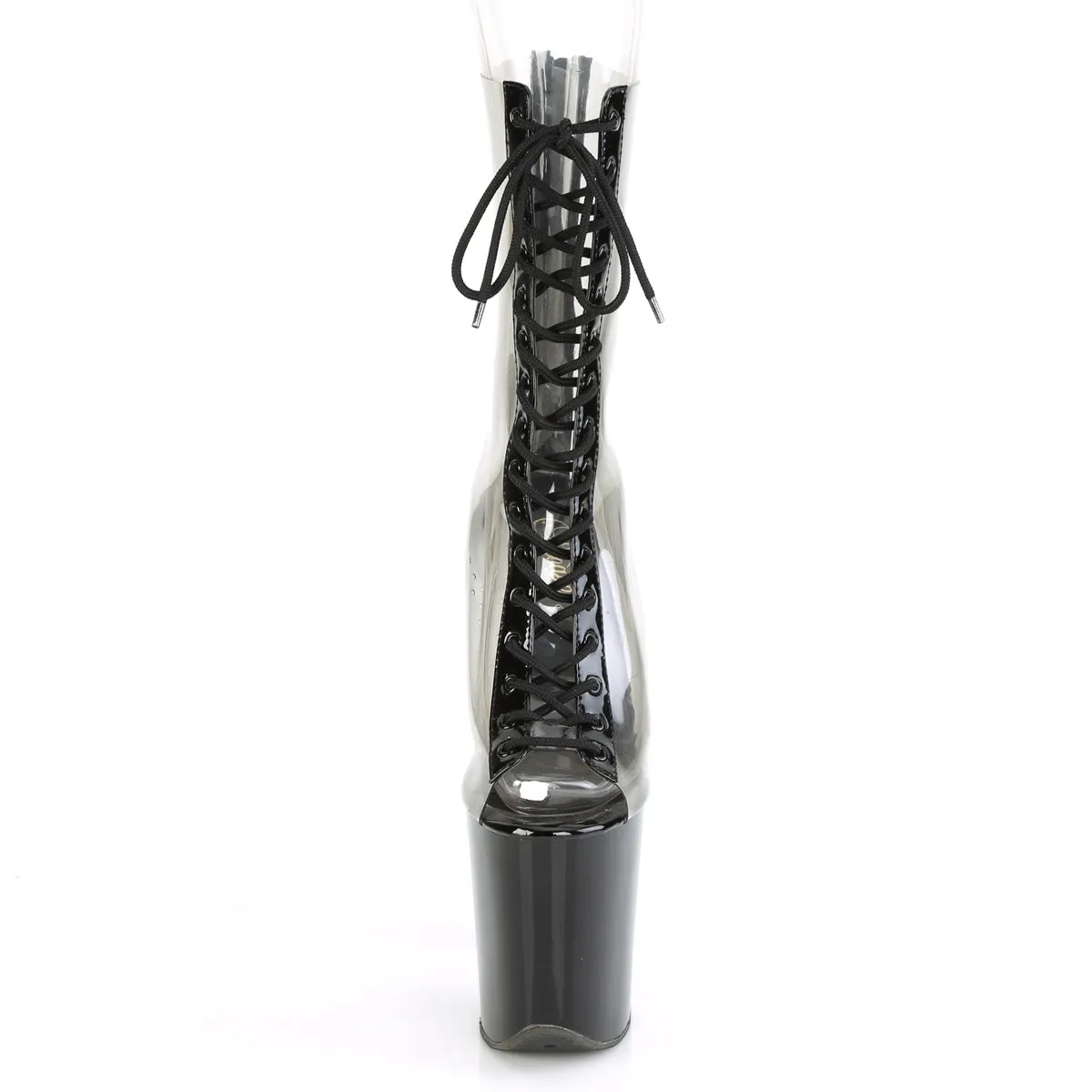 FLAMINGO-800-34  Clear-Black Patent/Black