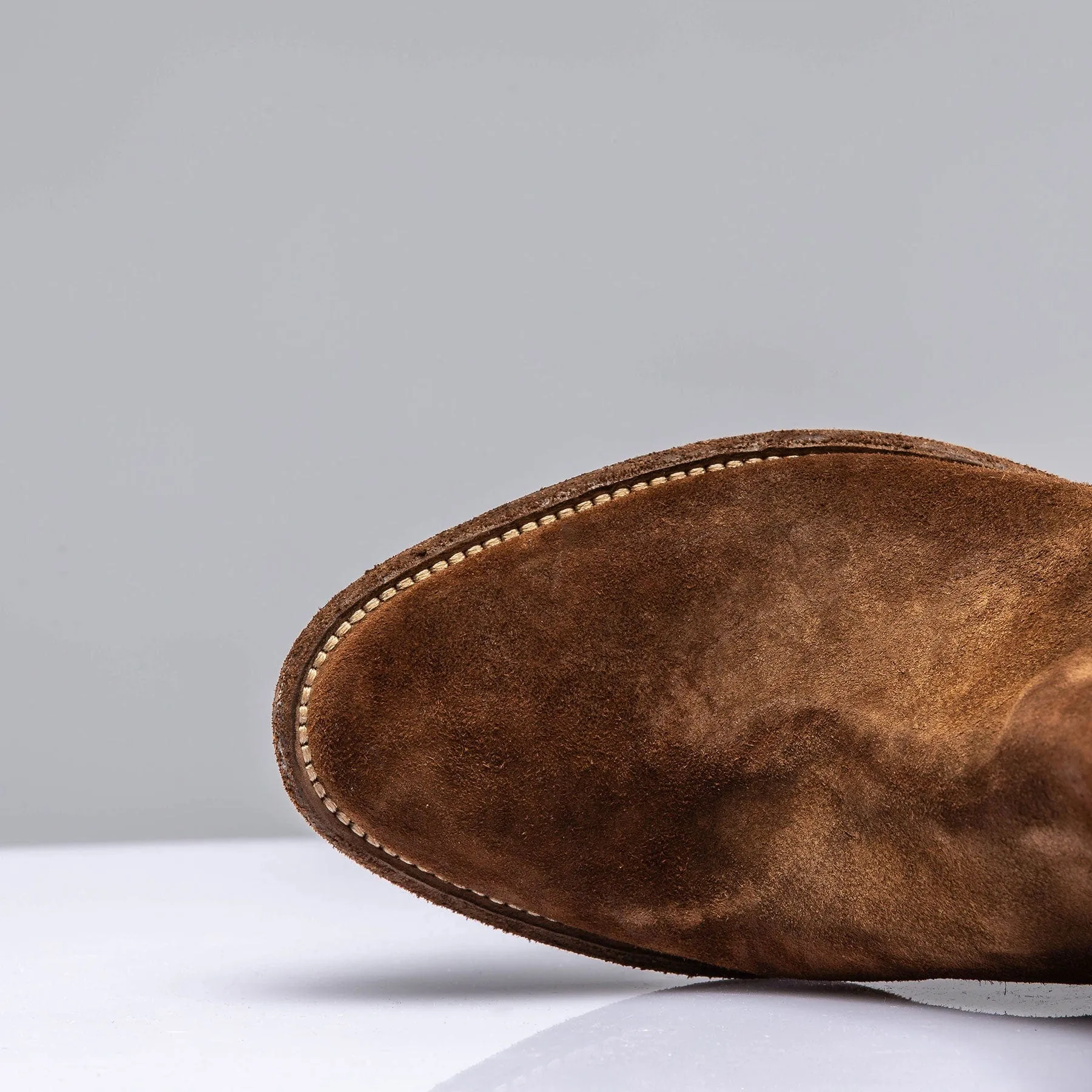 Flash Short Suede Boot In Tobacco