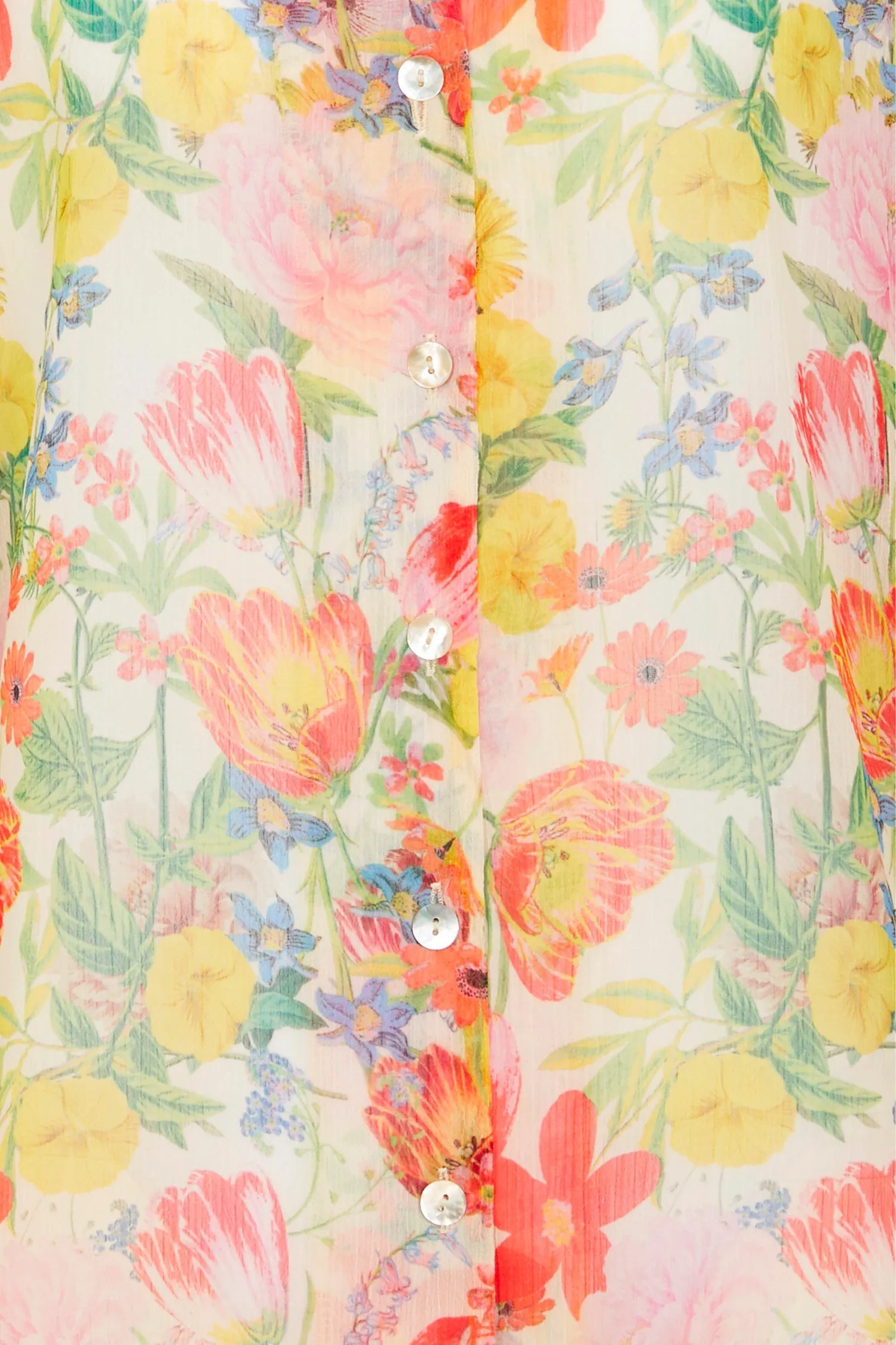 Floral Garden Oversized Shirt