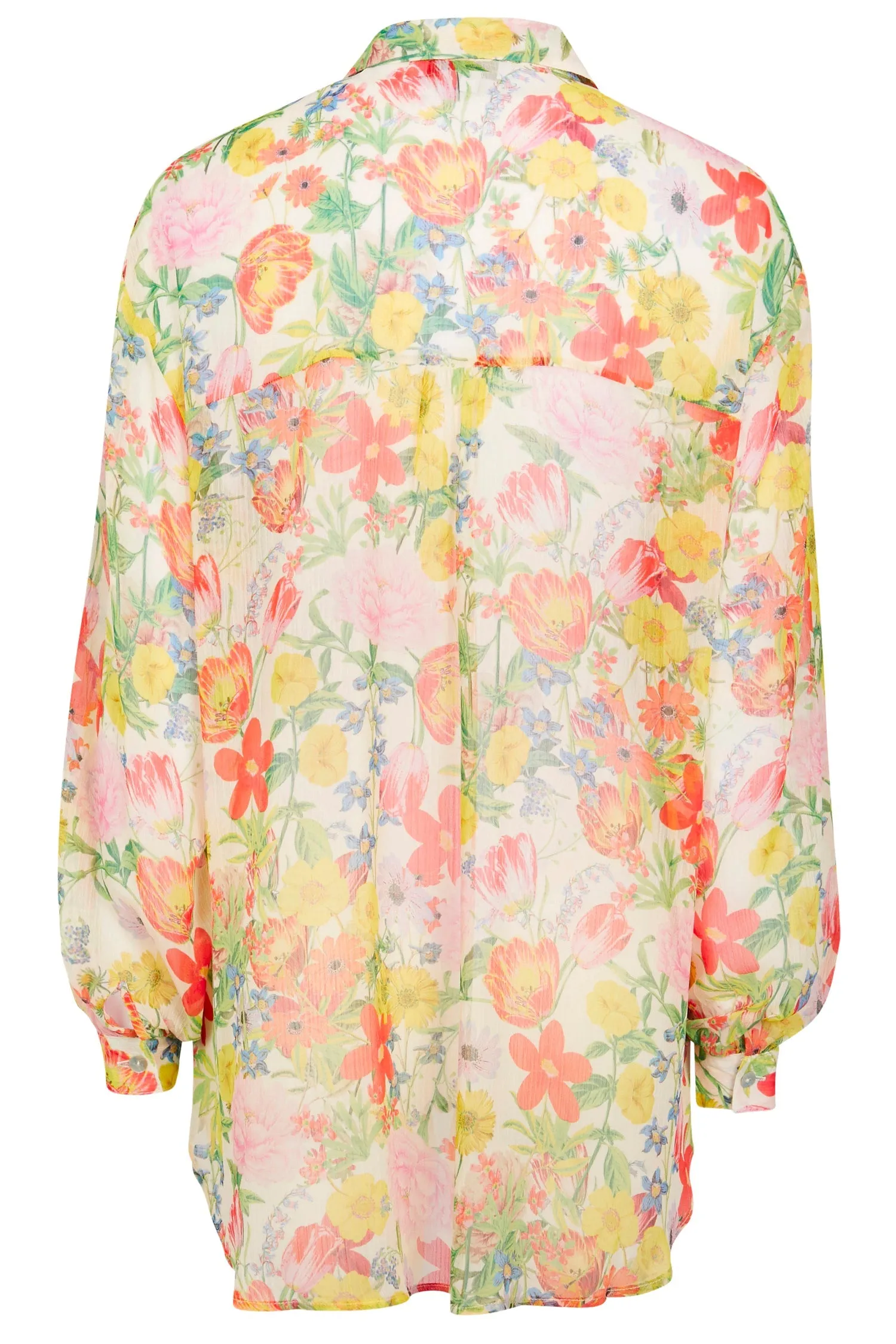 Floral Garden Oversized Shirt