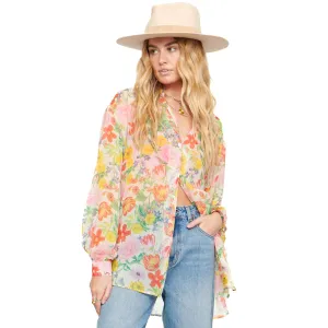 Floral Garden Oversized Shirt