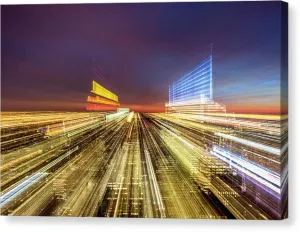 Flying Over New York  - Canvas Print