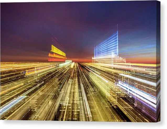 Flying Over New York  - Canvas Print