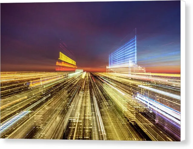 Flying Over New York  - Canvas Print