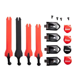 FOX COMP BOOT STRAP KIT [FLO RED]