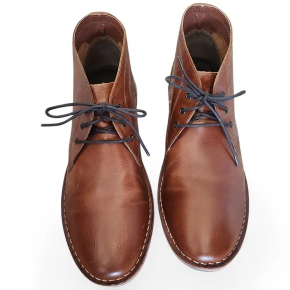 Franco Fortini Mens Size 12 Austin Lace Up Leather Chukka Boot Shoes Ankle NEW