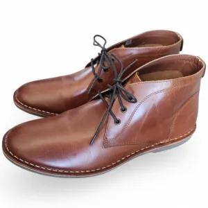 Franco Fortini Mens Size 12 Austin Lace Up Leather Chukka Boot Shoes Ankle NEW