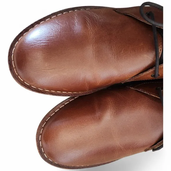Franco Fortini Mens Size 12 Austin Lace Up Leather Chukka Boot Shoes Ankle NEW