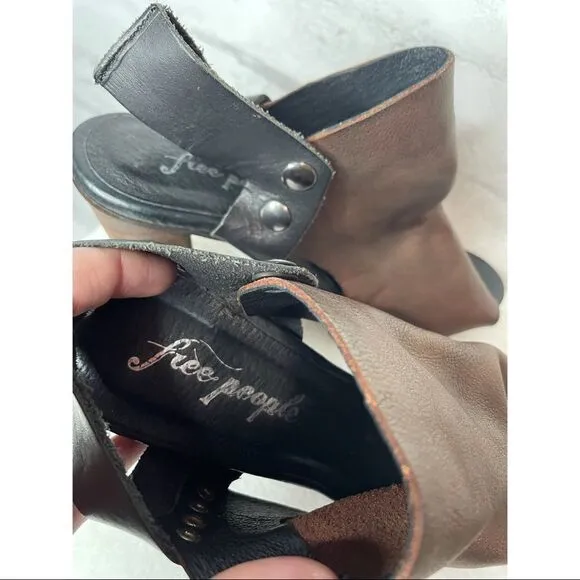 Free People Picture This Peep Toe Heel