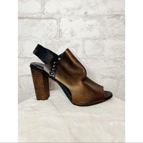 Free People Picture This Peep Toe Heel