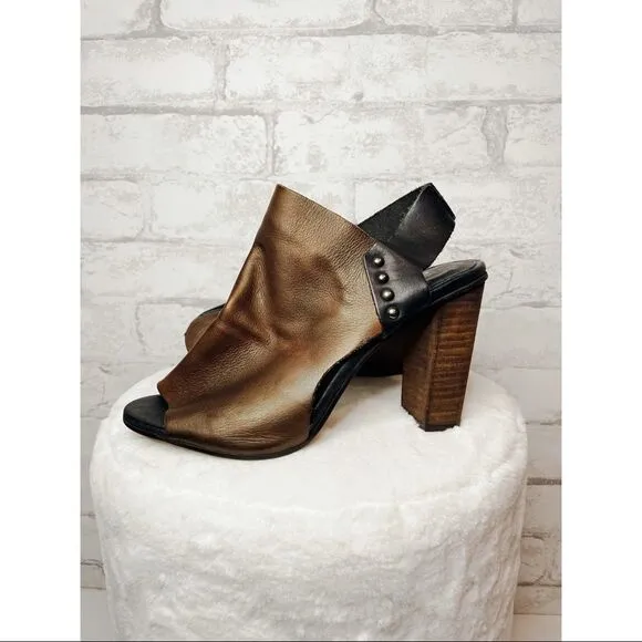 Free People Picture This Peep Toe Heel