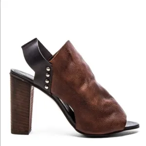 Free People Picture This Peep Toe Heel