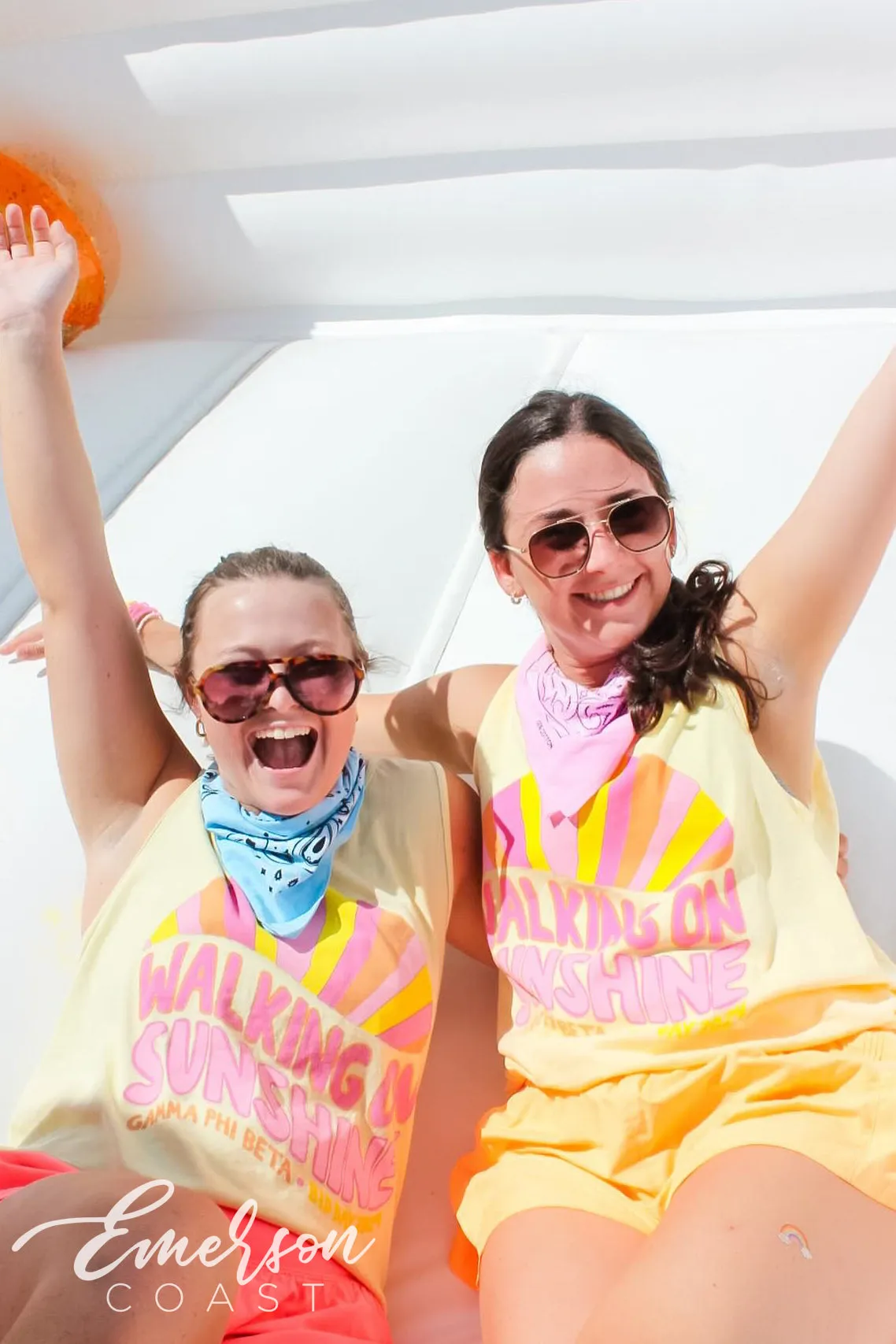 Gamma Phi Beta Walking On Sunshine Bid Day Tank
