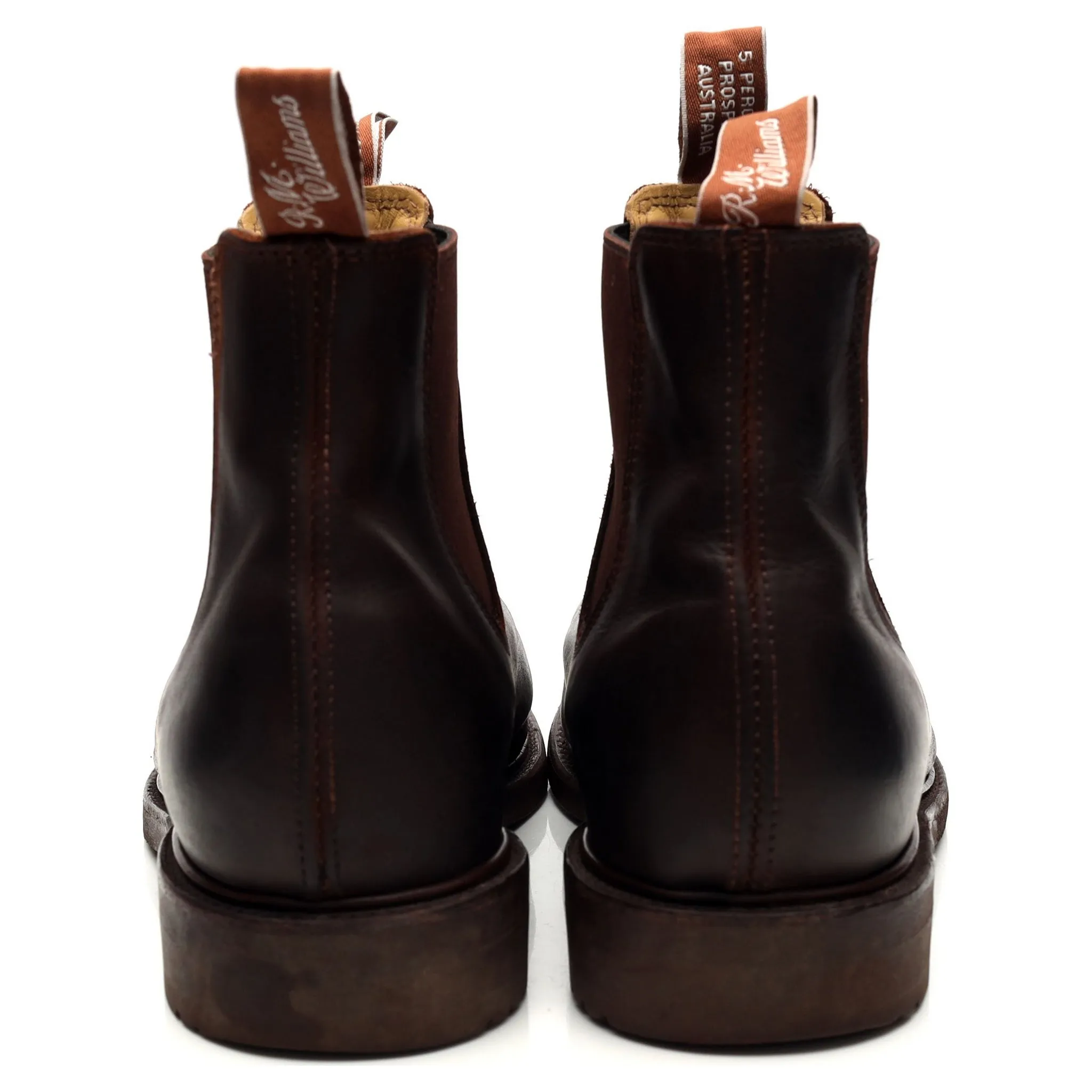 'Goodwood' Dark Brown Leather Chelsea Boot UK 12 G