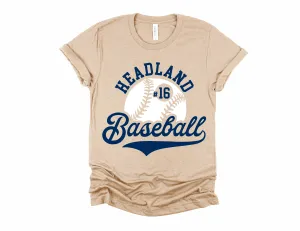 Headland Rams Tee/ Comfort Colors or Bella Canvas