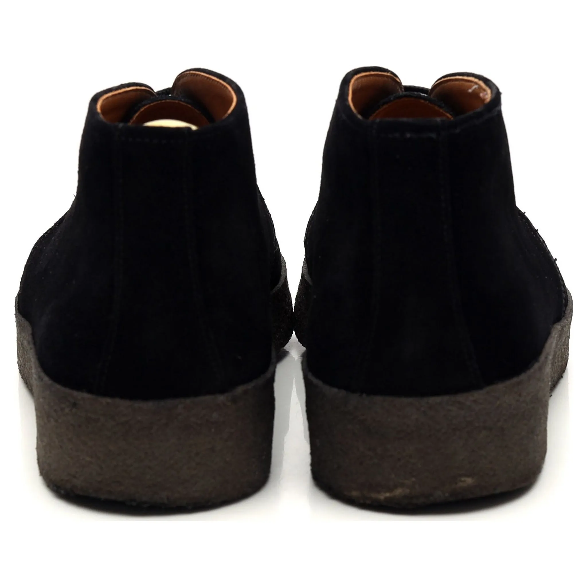 'Hi Top' Black Suede Chukka Boot UK 8 F