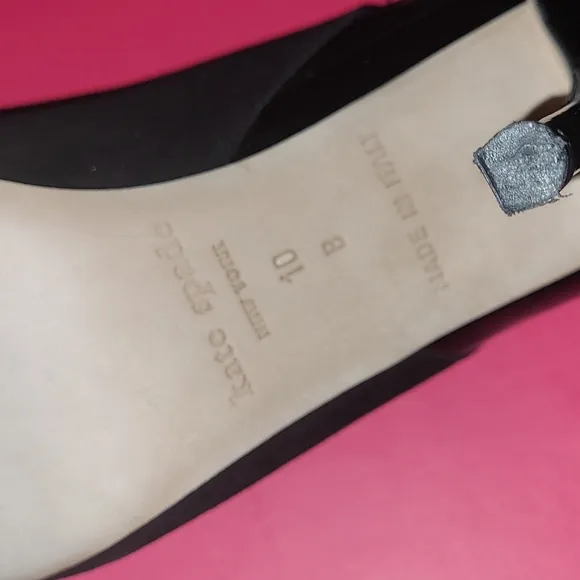 💕HP💕Kate Spade CARMEN Patent Leather/Suede Peep Toe Heels💕Size 10